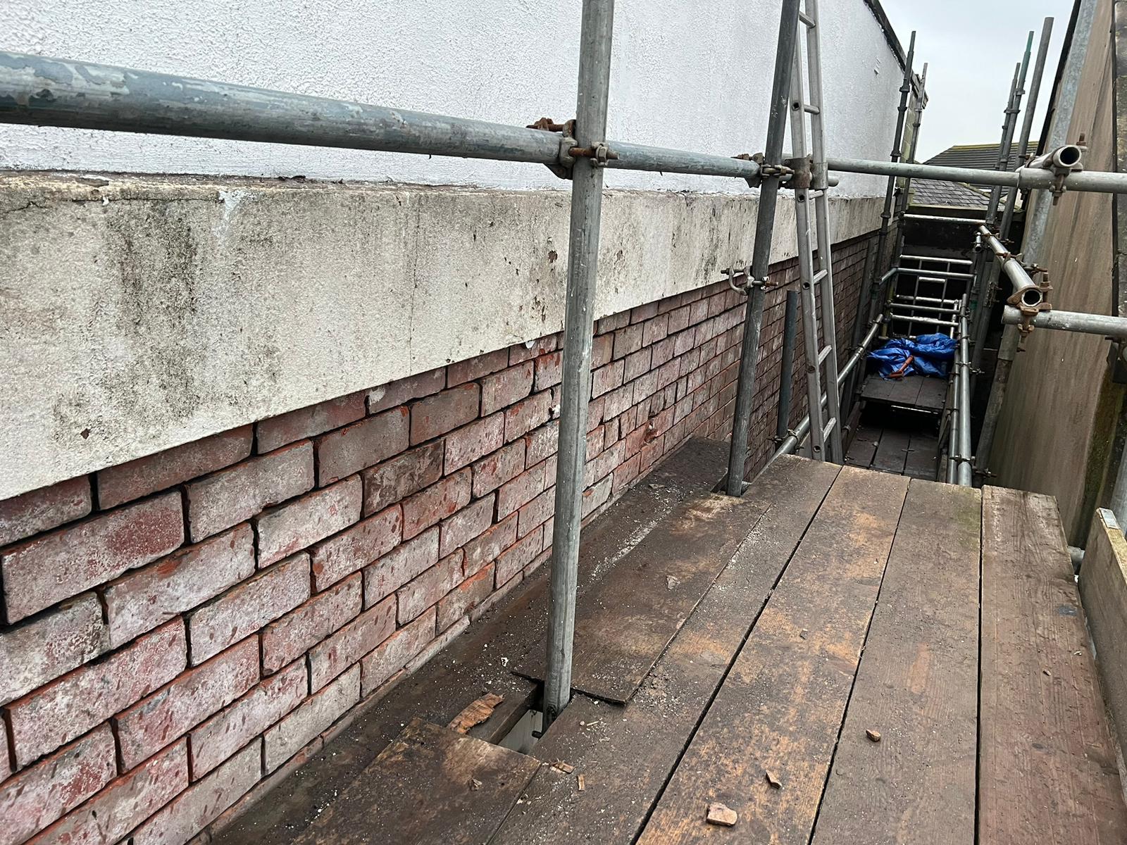 Exterior wall rendering project