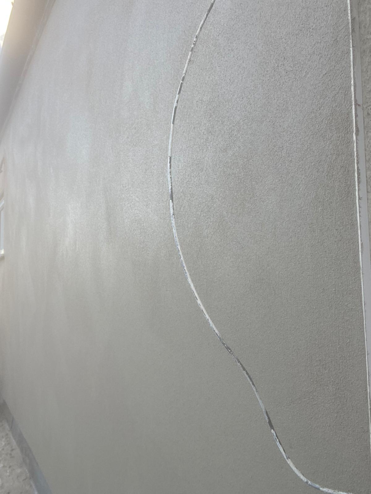 Exterior wall render project