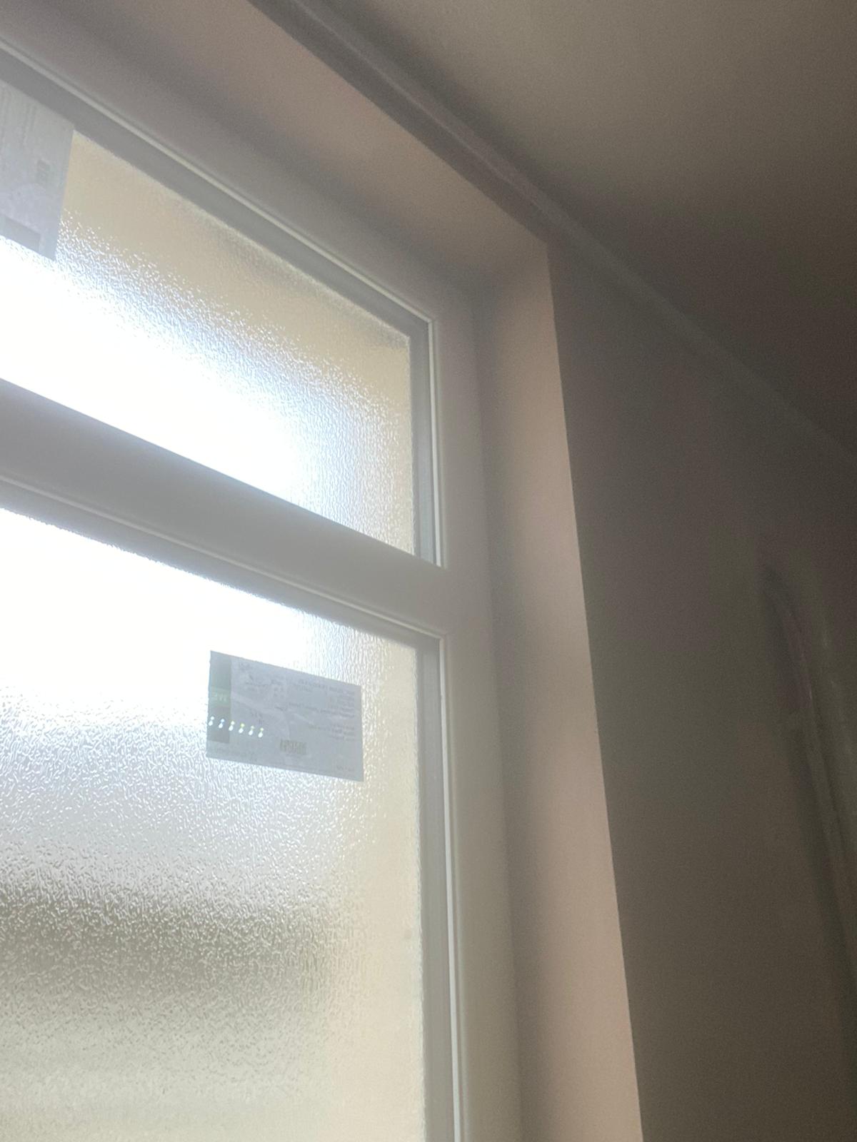 Completed plastering project