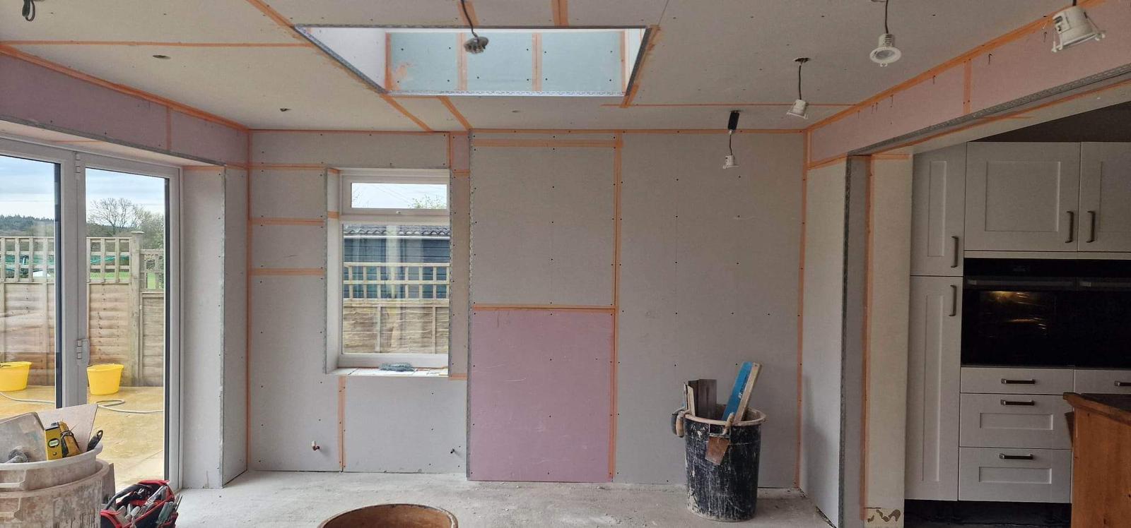 Exterior wall rendering project