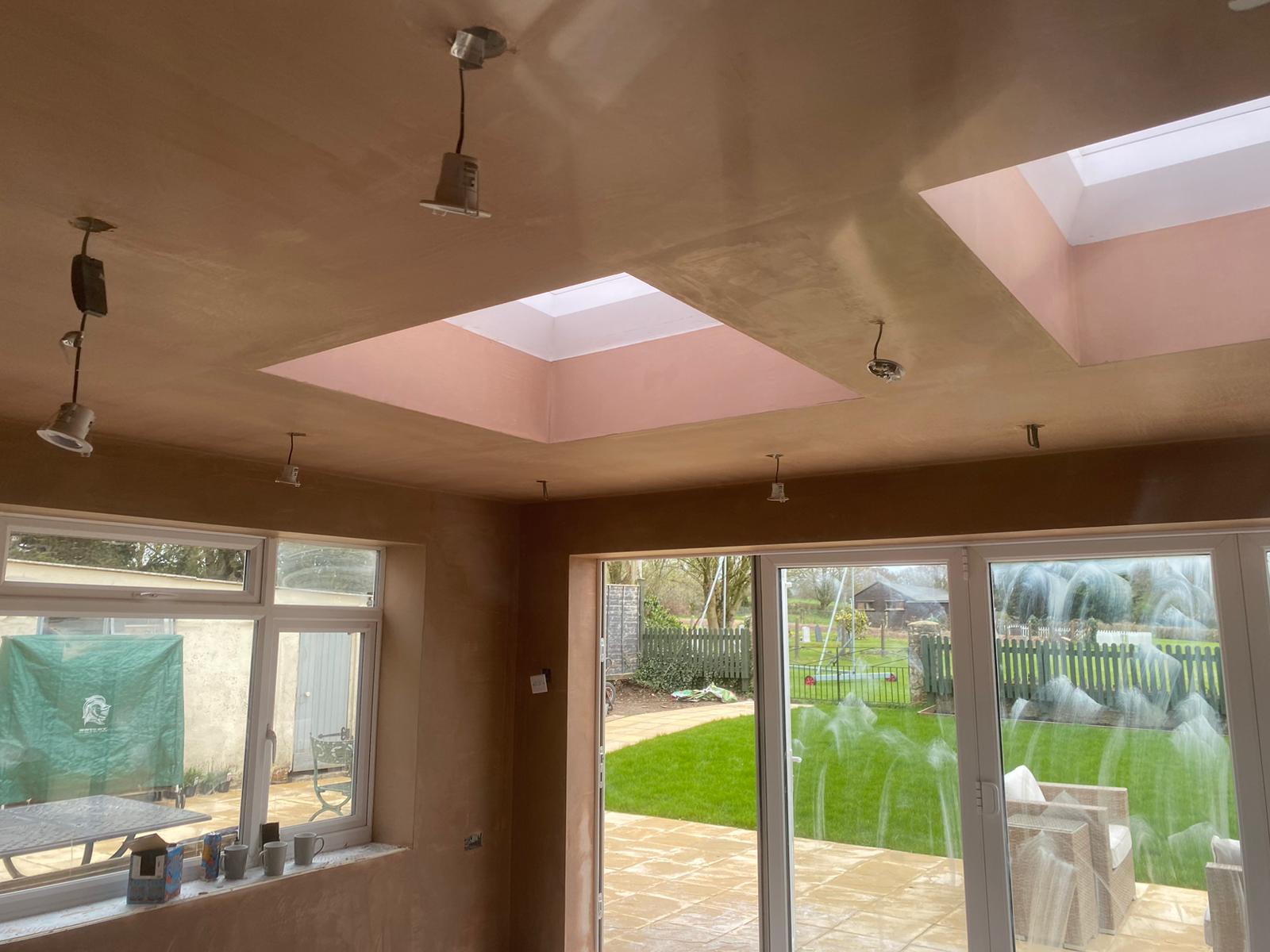 Plastering and rendering work