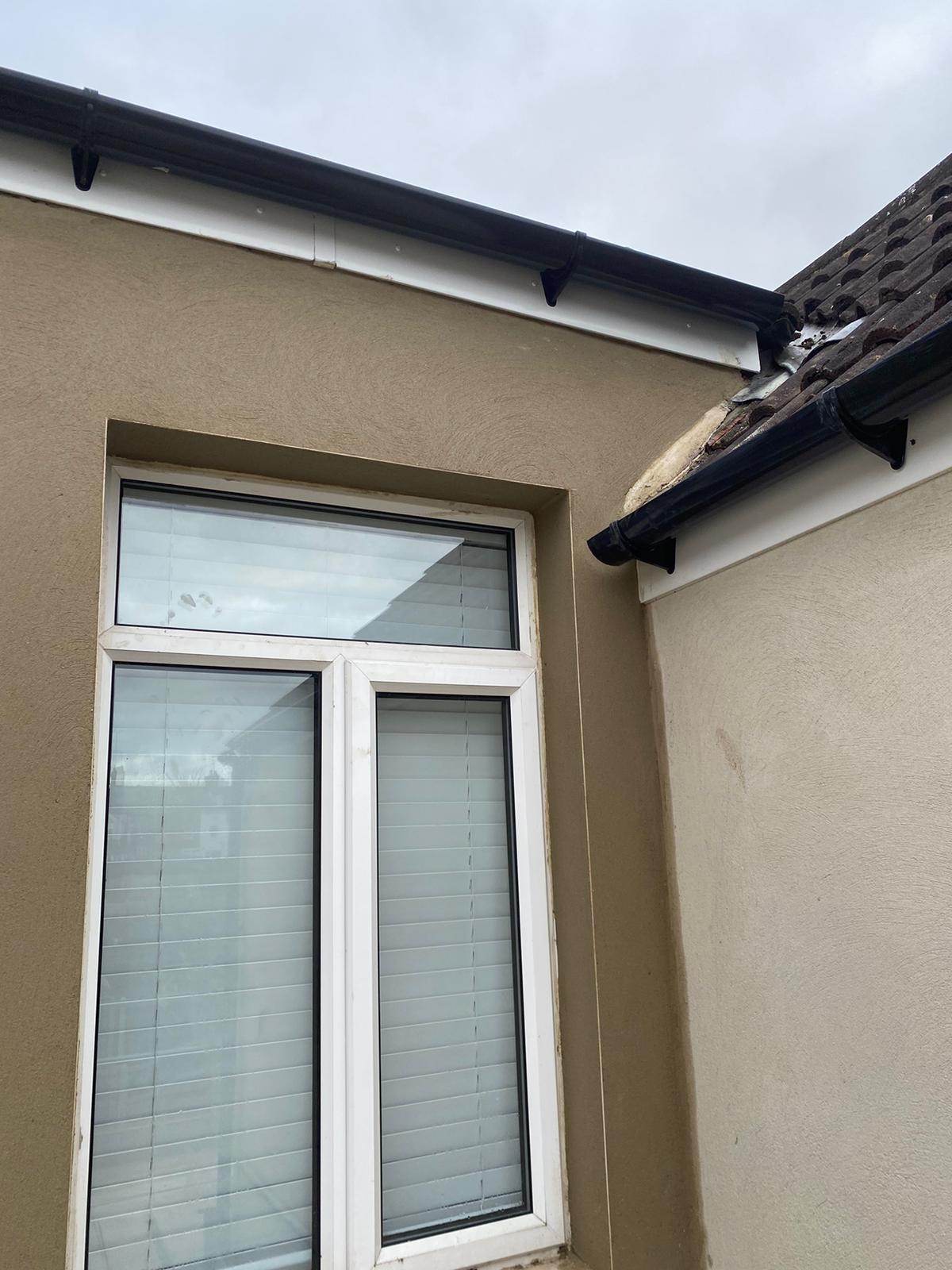Exterior wall render Somerset